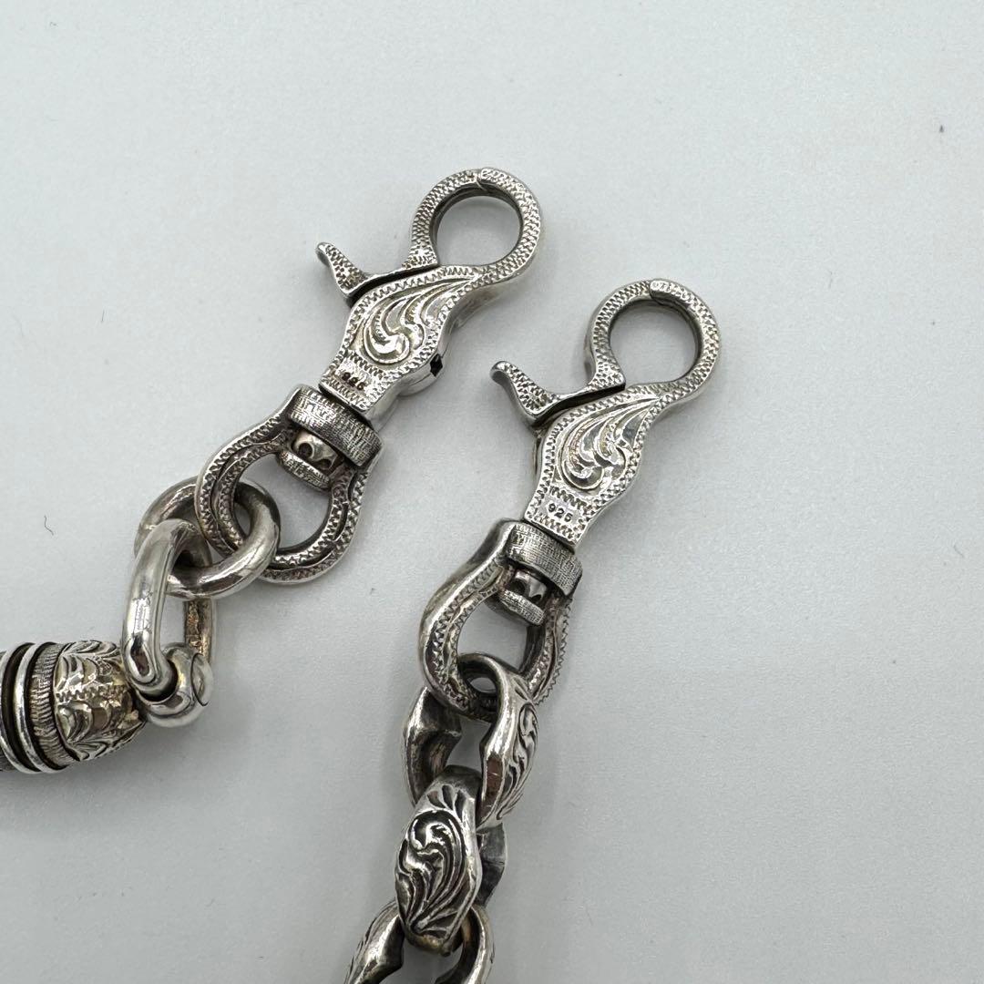 FUNNY ファニー SE-1 エングレーブ　ウォレットチェーン　シルバー