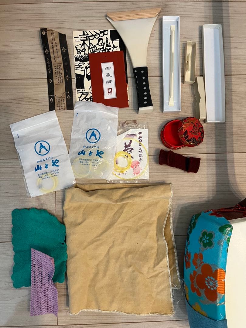 太竿三味線　東さわりつき　ハードケース　美品