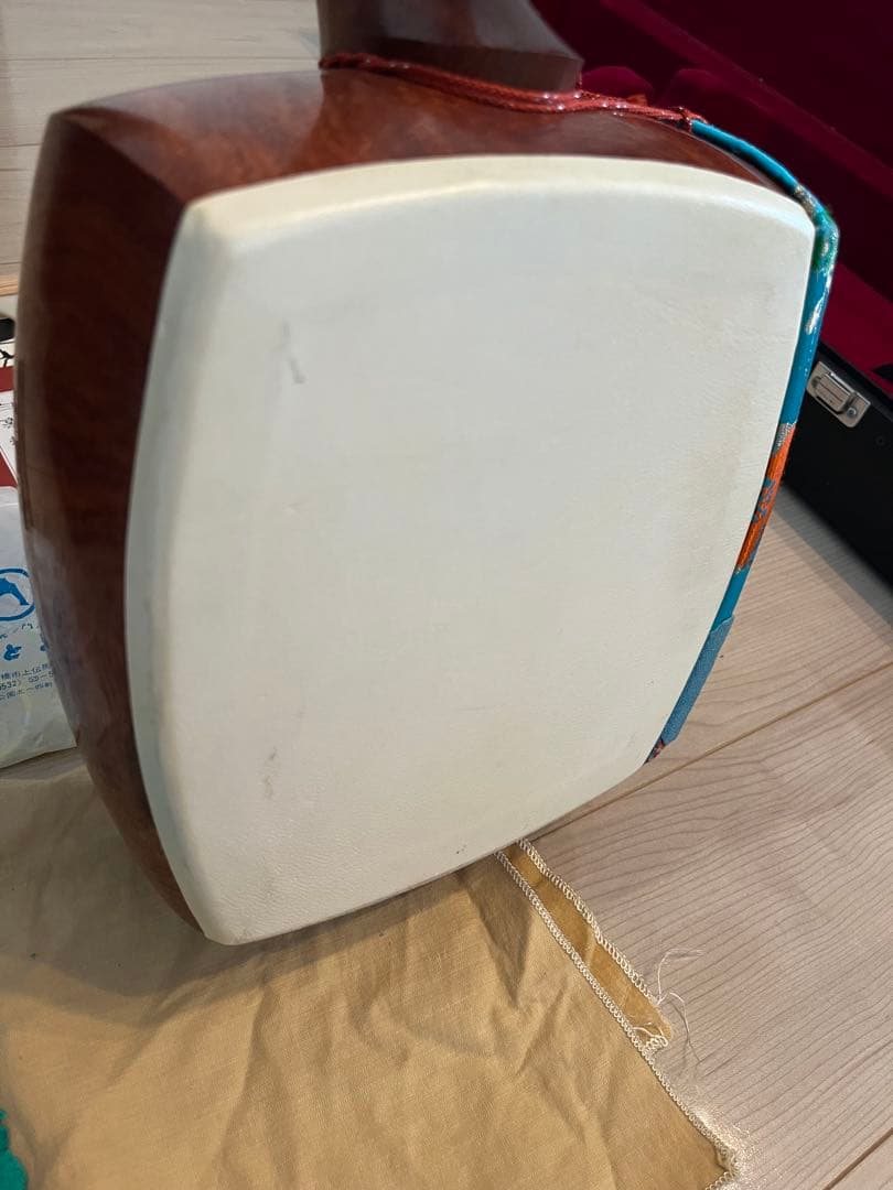 太竿三味線　東さわりつき　ハードケース　美品