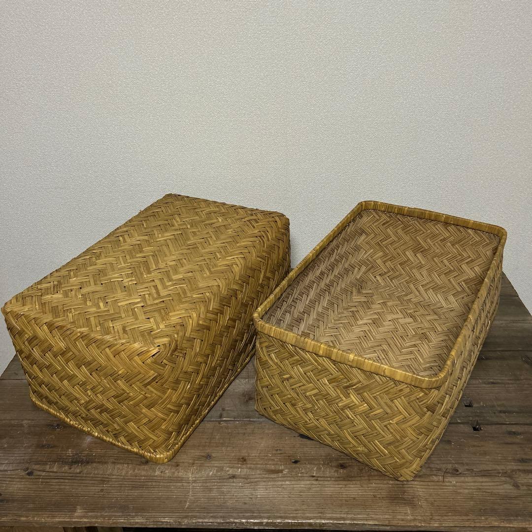 柳行李　やなぎこおり　3点