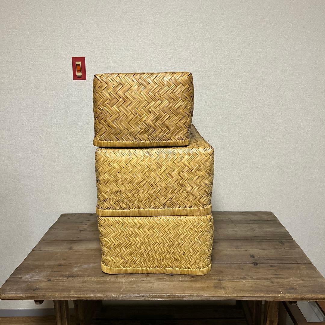 柳行李　やなぎこおり　3点