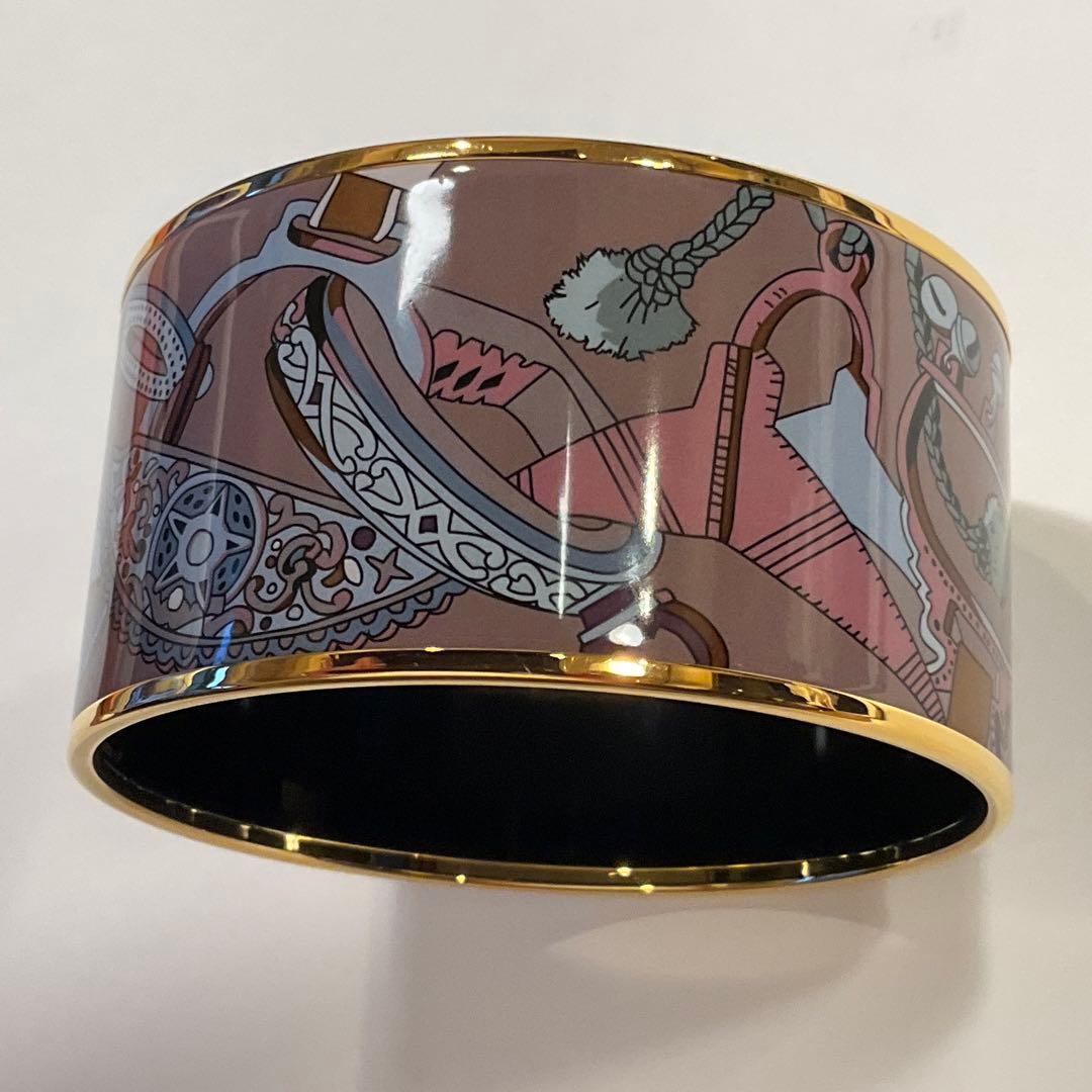 エルメス　エマイユ　ワイドバングル