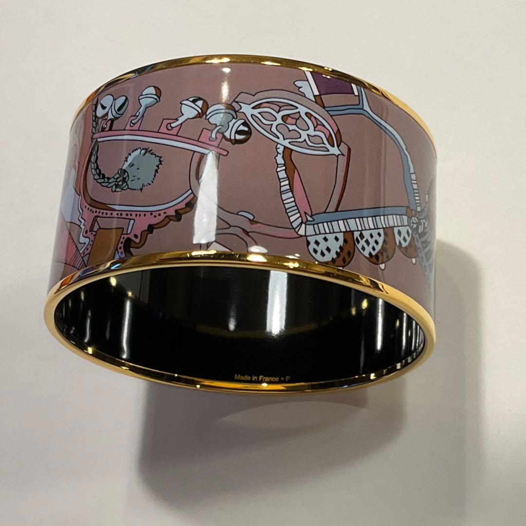 エルメス　エマイユ　ワイドバングル