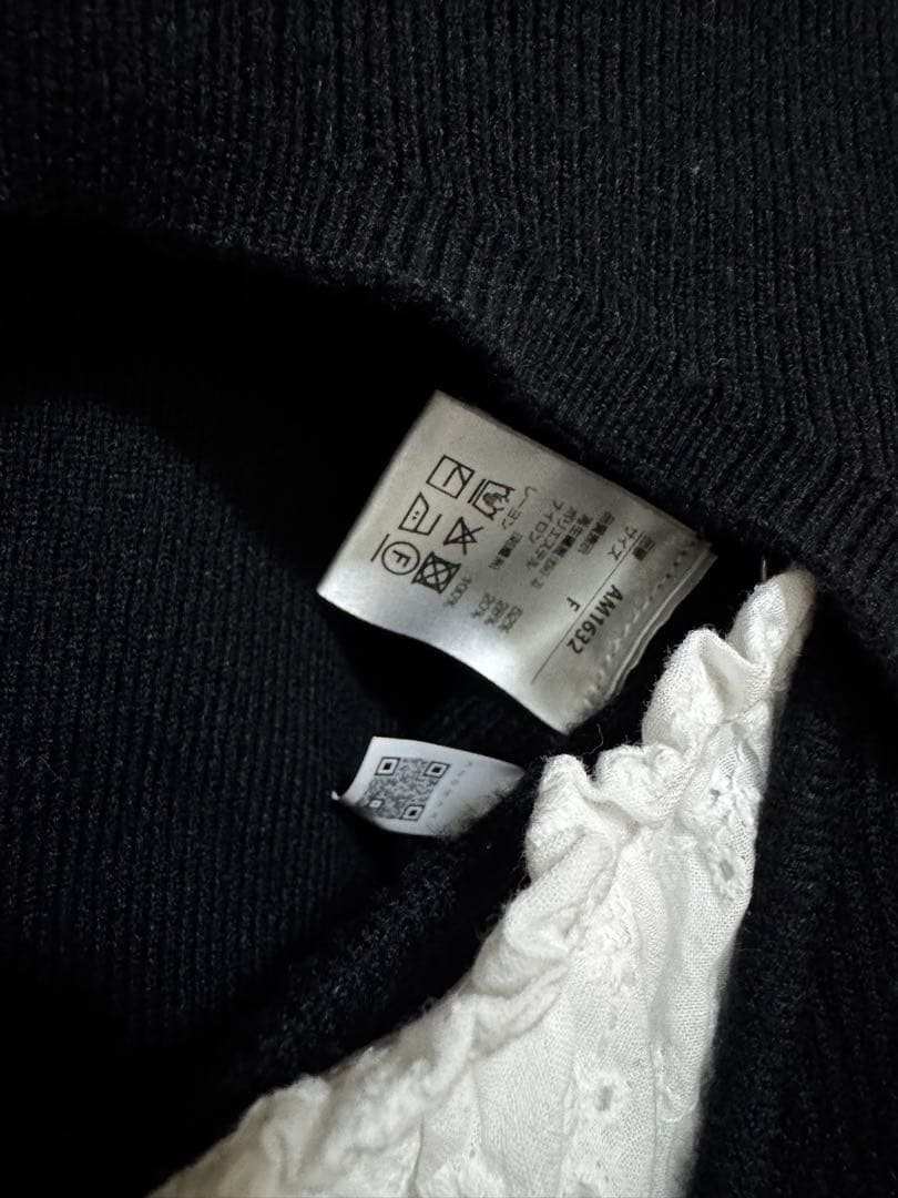 ワンピース andmary Poppy lace set dress black