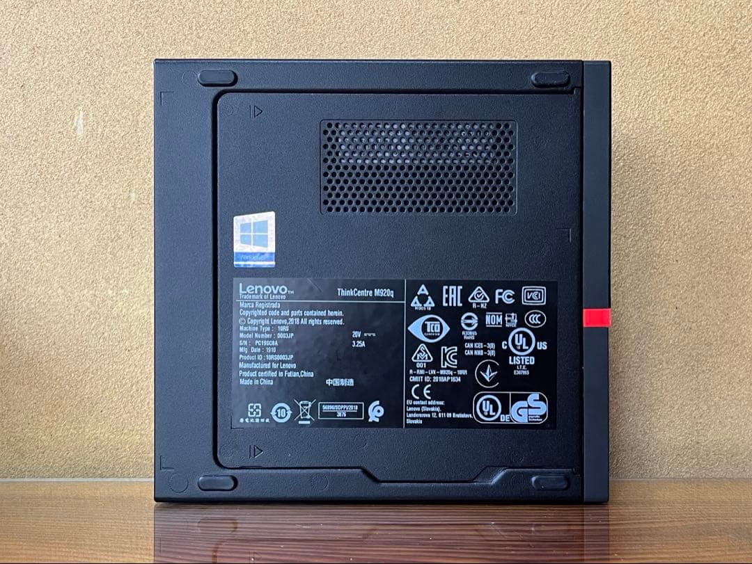 ミニPC Lenovo ThinkCentre M920q 8th Core i5