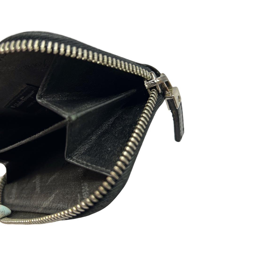 SalvatoreFerragamo ケース 黒 カードケース ガンチーニ