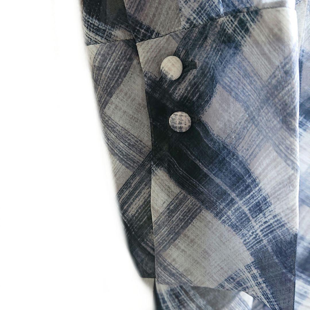 2025AW　FRAY I.D デザインボウタイシアープリントワンピース