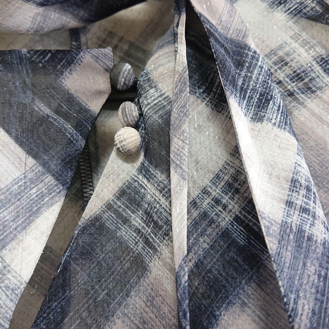 2025AW　FRAY I.D デザインボウタイシアープリントワンピース