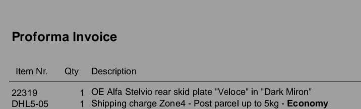 アルファロメオ ステルヴィオ リア ディフューザー Dark Miron