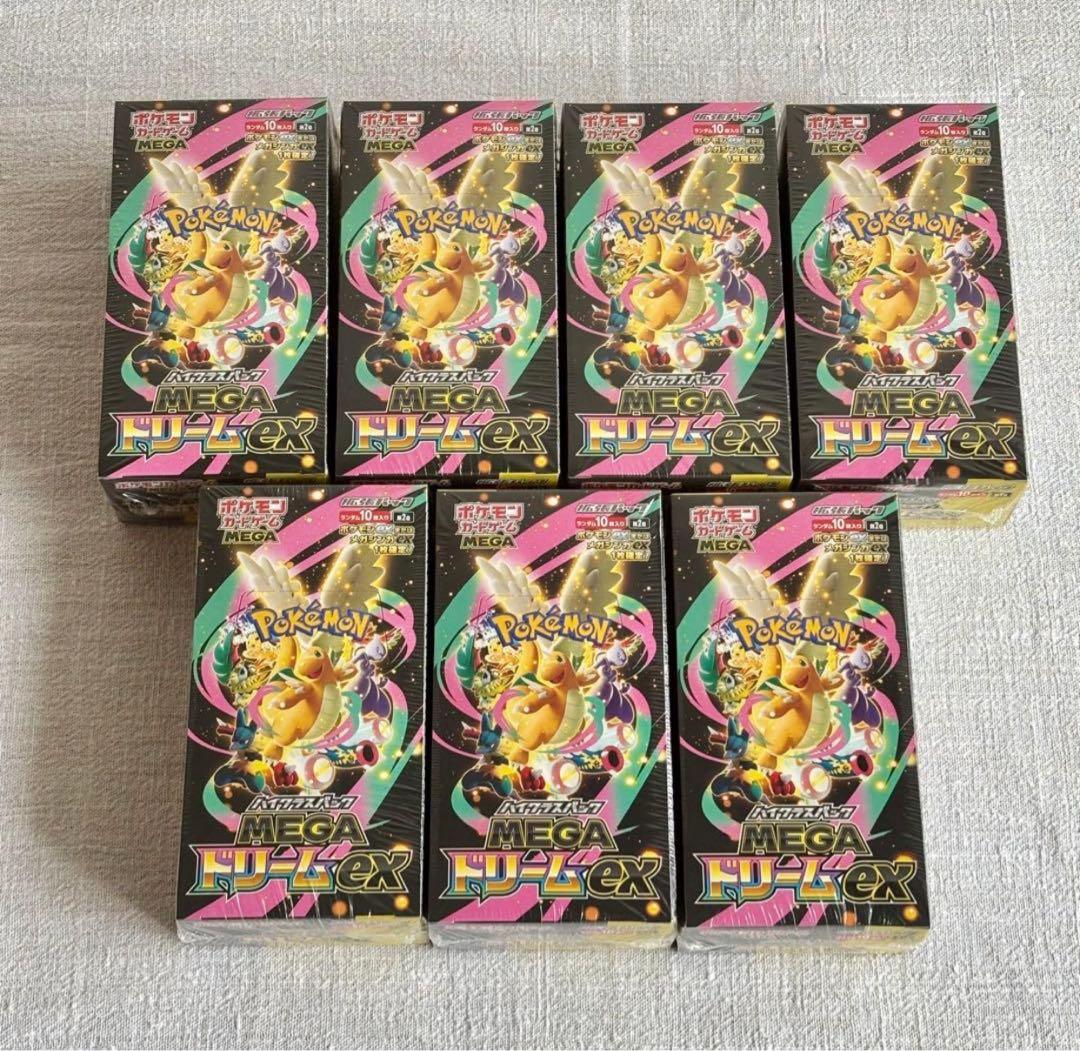 新品未開封 ポケモンカード MEGAドリームex 7BOX シュリンク付き