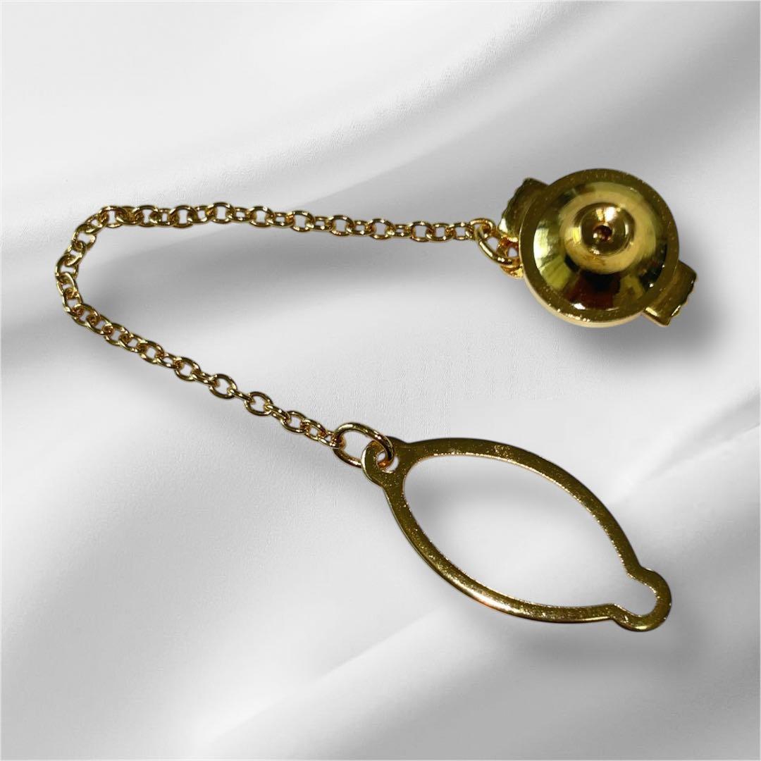 ラぺルピン K18 亀 タイタック ダイヤモンド 0.28ct タイピン k18