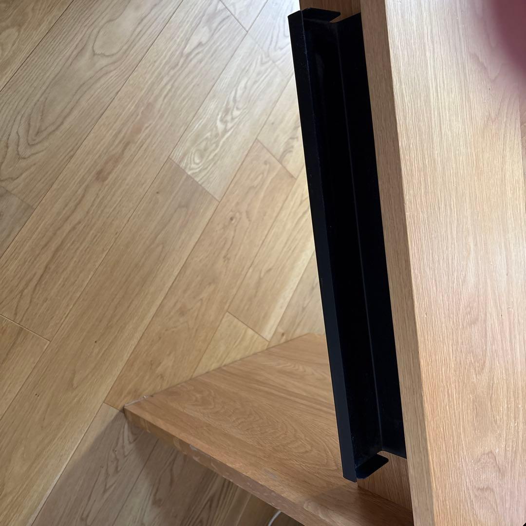 ⬛︎フォーン⬛︎ 無印良品 コの字型 無垢材デスク オーク材 廃盤品 希少