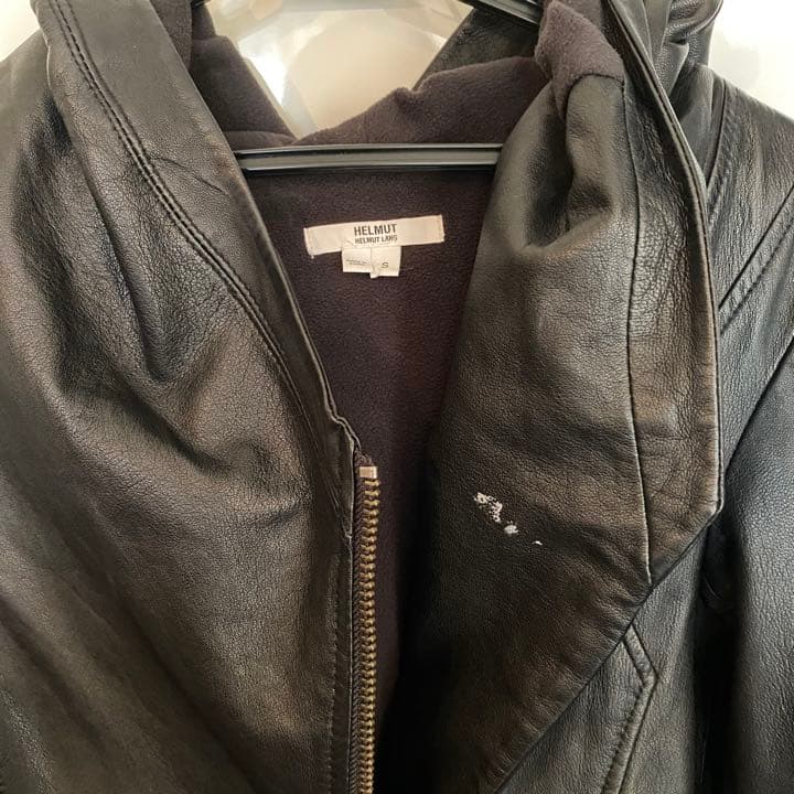 【か】HELMUTLANGヘルムートラング ライダースジャケット