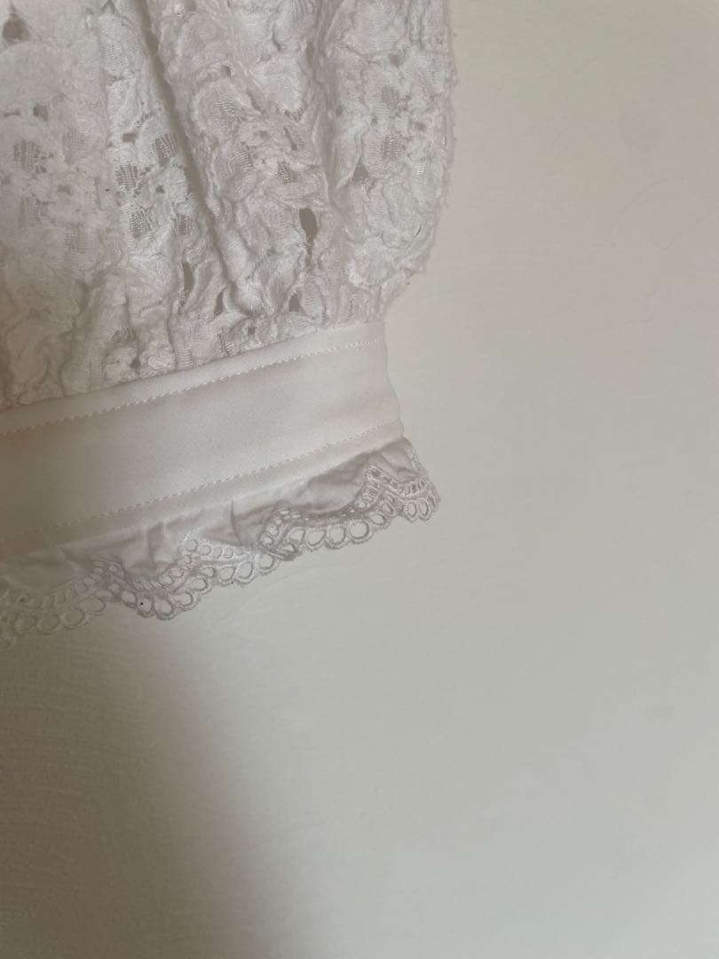 SIIILON レースホワイトショートパンツ