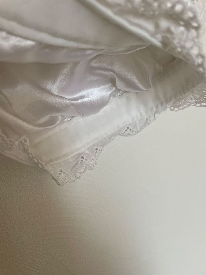 SIIILON レースホワイトショートパンツ