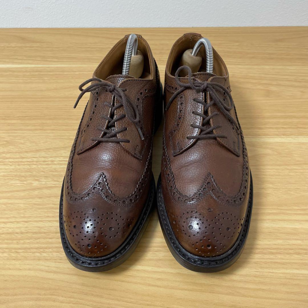 クロケットアンドジョーンズ　ドレスシューズ　革靴　レザー　ブラウン　6