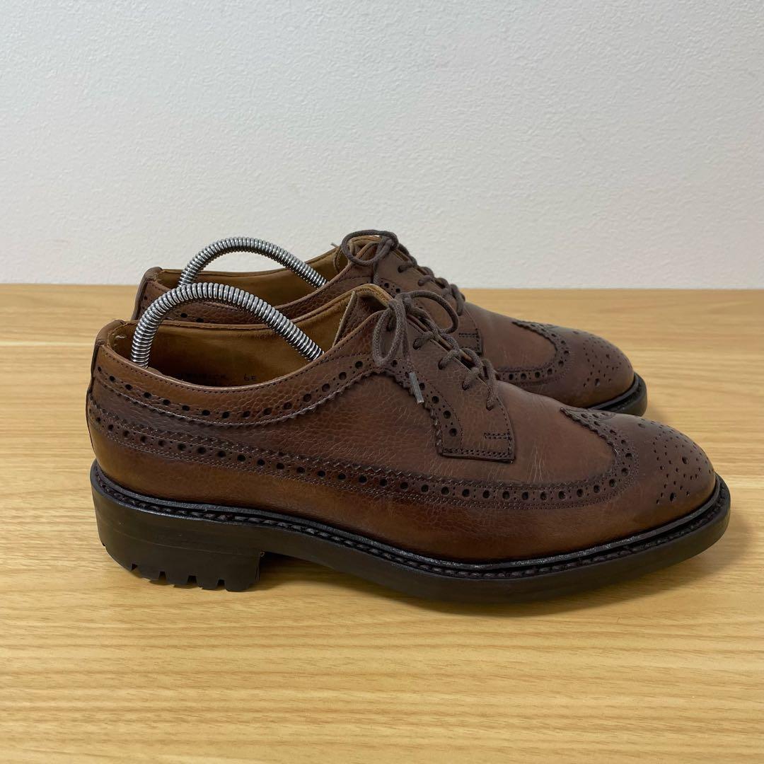 クロケットアンドジョーンズ　ドレスシューズ　革靴　レザー　ブラウン　6