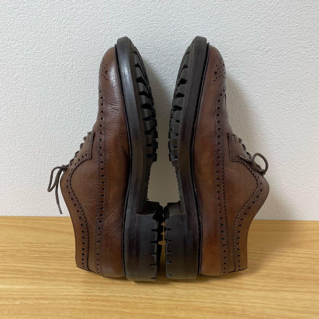 クロケットアンドジョーンズ　ドレスシューズ　革靴　レザー　ブラウン　6