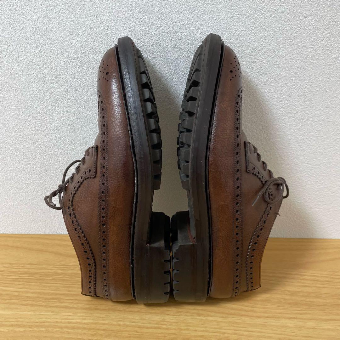 クロケットアンドジョーンズ　ドレスシューズ　革靴　レザー　ブラウン　6