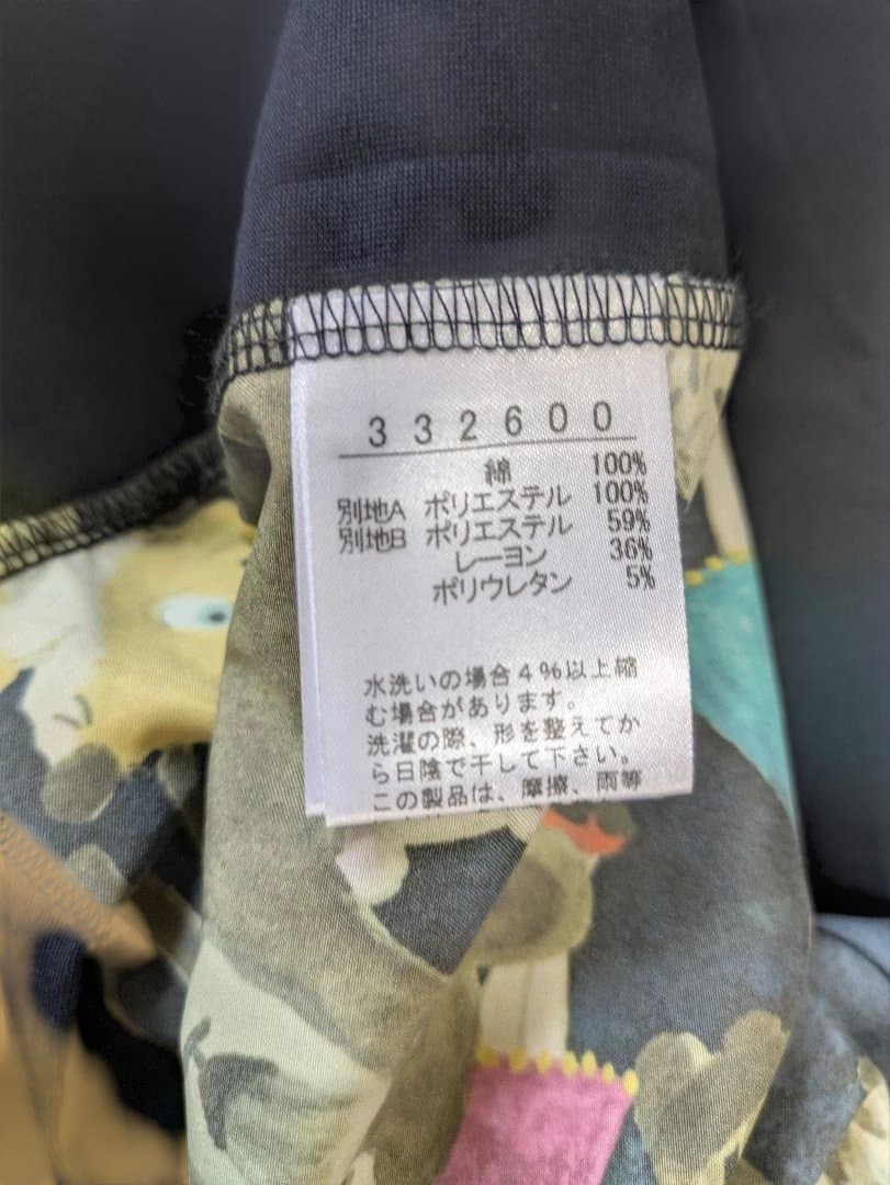 99mamaです。オレボレブラ♥️ぶたさんカラフル動物プリントネイビー