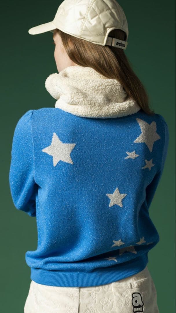 (超美品)アルチビオarchivio ウール混長袖ニットセーター サイズ36