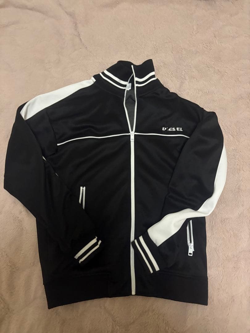 DIESEL ブラック ホワイト ジャージ