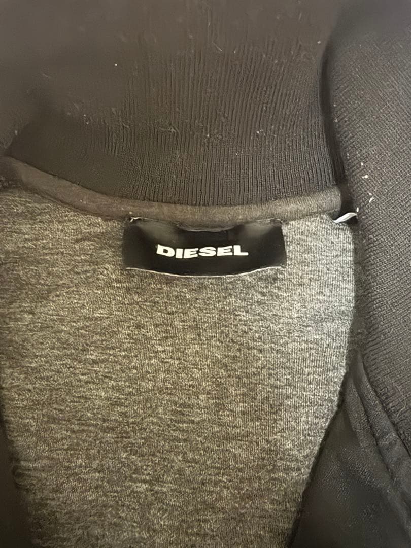 DIESEL ブラック ホワイト ジャージ