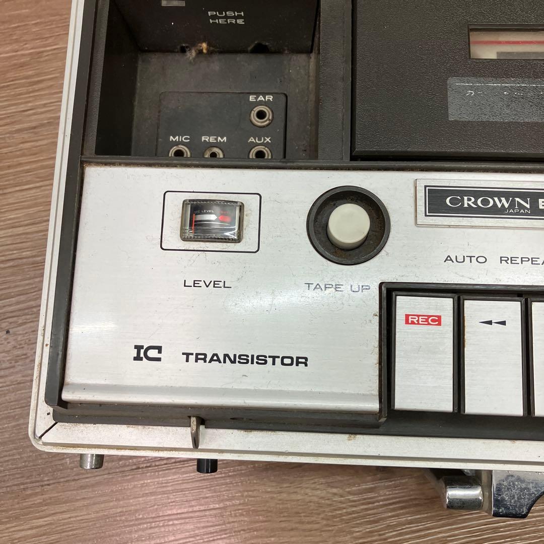 C-5 ジャンク品 希少 CROWN クラウン テープレコーダー ステレオ