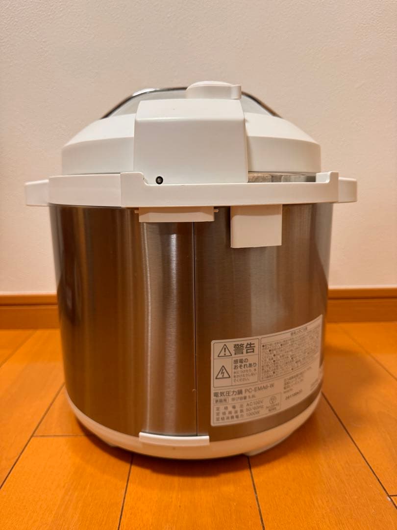 アイリスオーヤマ 電気圧力鍋 圧力鍋 6L PC-EMA6-W