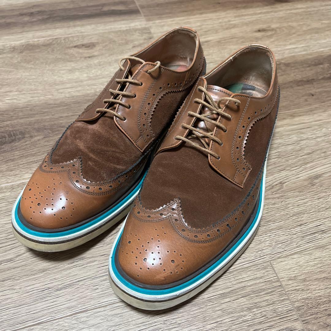 ポールスミス　ビジネスカジュアル　ウィングチップ