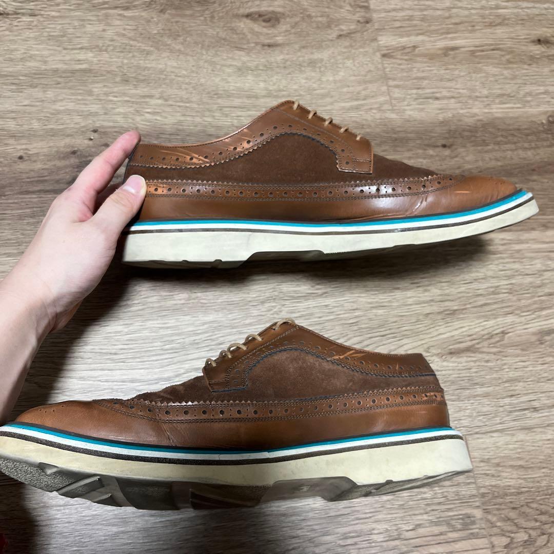 ポールスミス　ビジネスカジュアル　ウィングチップ