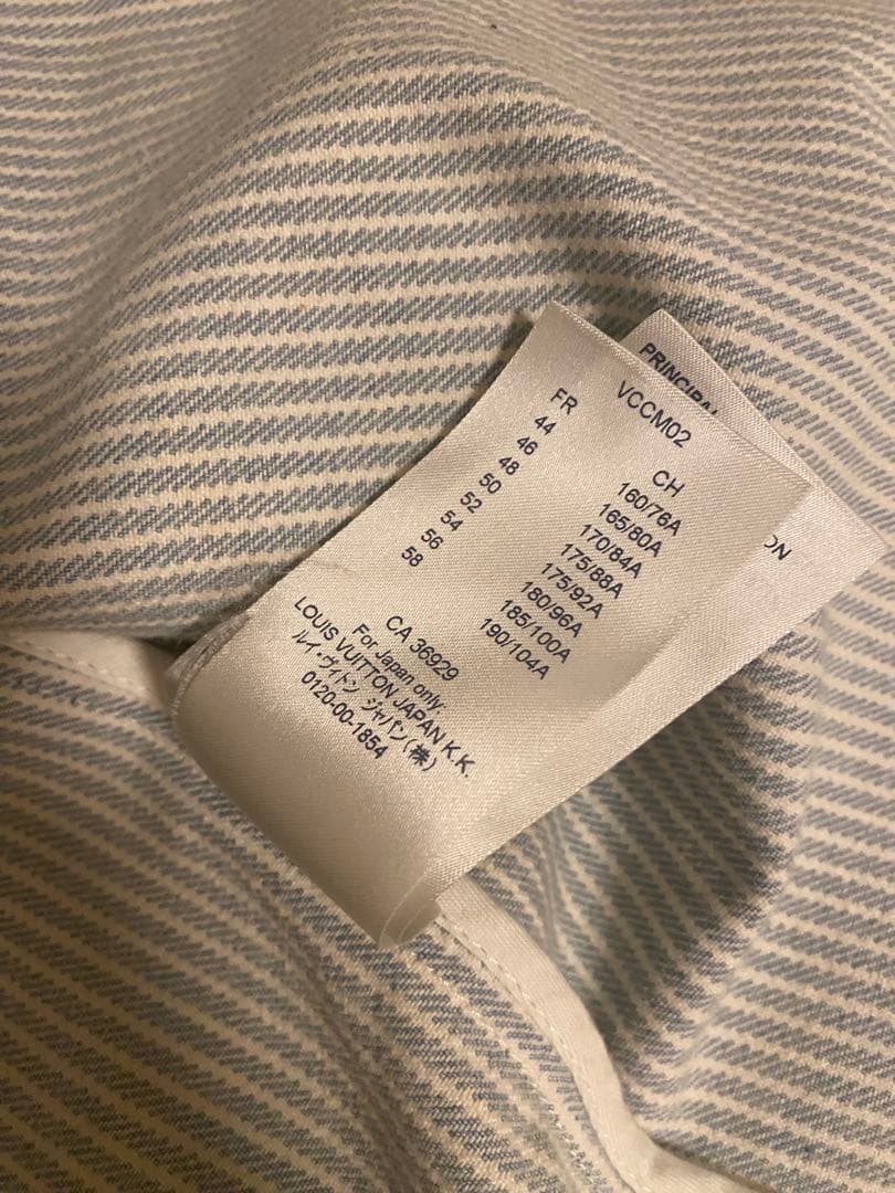 21SS ヴァージルアブロー ストライプモノグラムワーク デニムジャケット