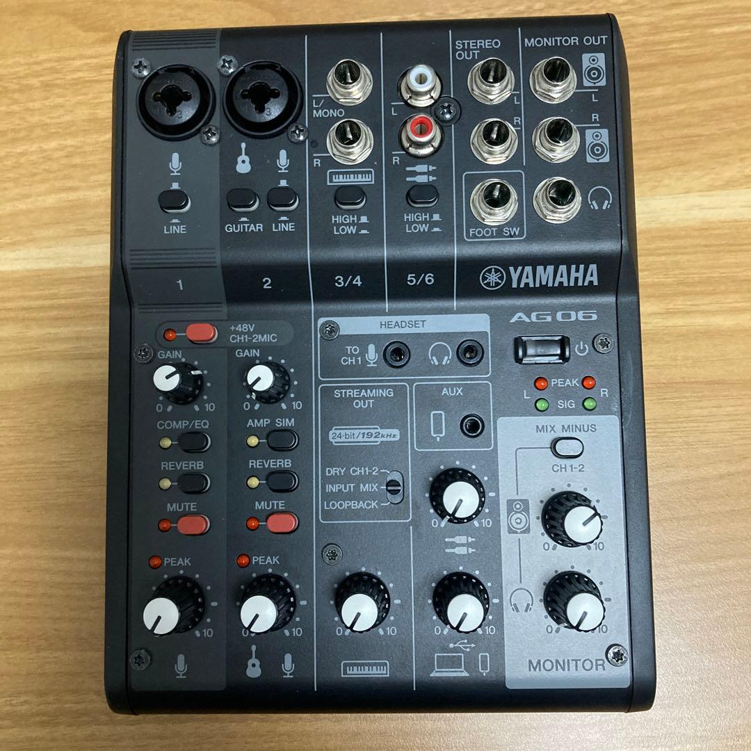 YAMAHA AG06 MK2 オーディオインターフェイス