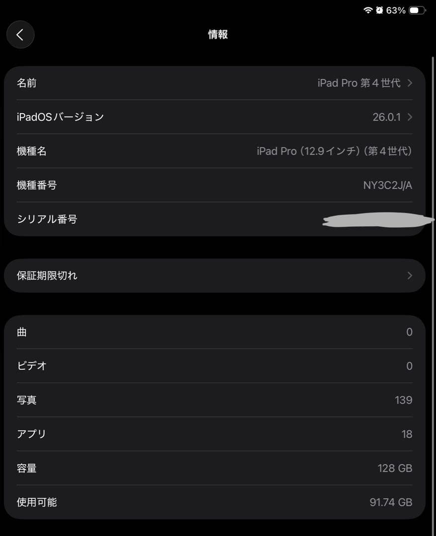 iPad Pro 12.9インチ 第4世代＋Apple Pencil（第2世代）