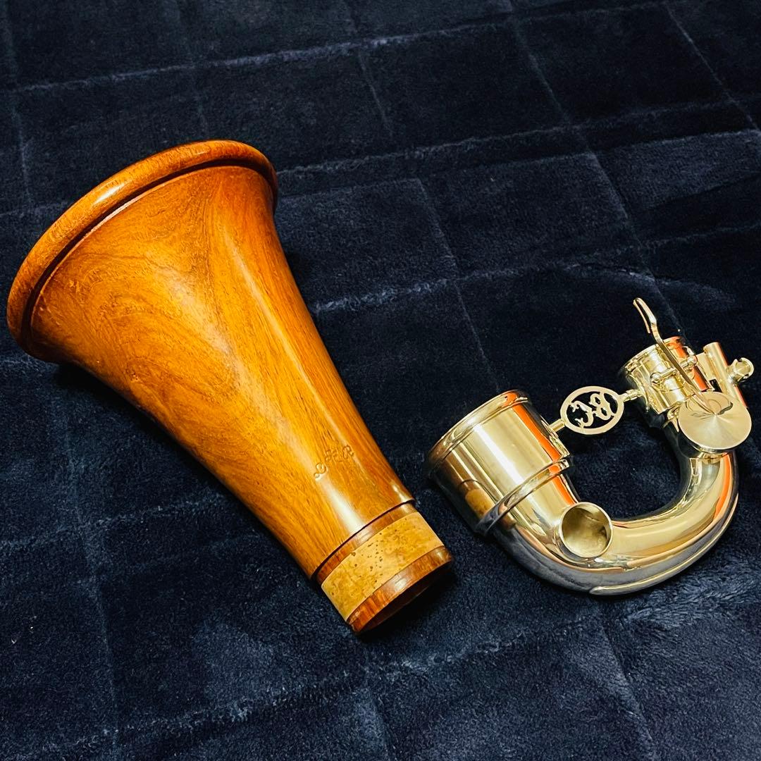 超希少 バスクラリネットローズウッド製ベル ビュッフェクランポン用