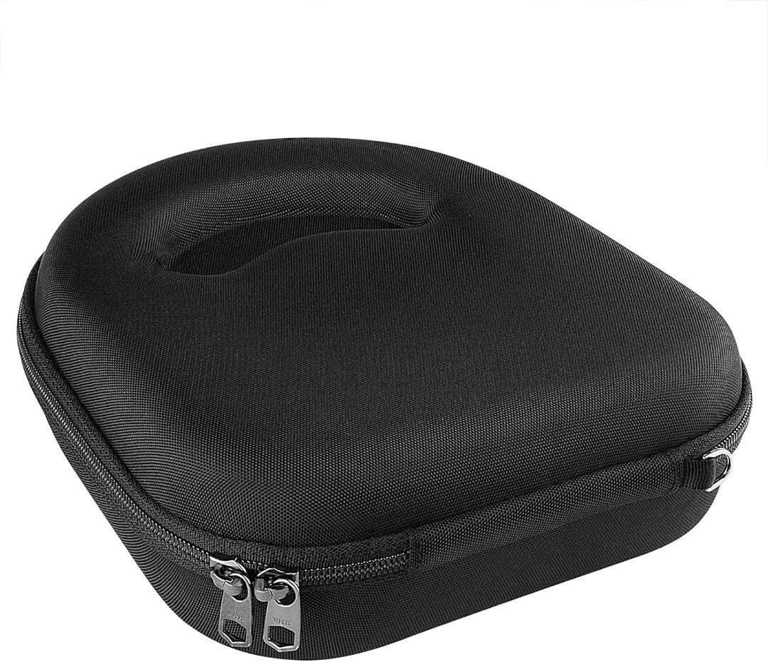 旅行用ヘッドホンハードケース 収納ポーチ付き ブラック 複数モデル対応