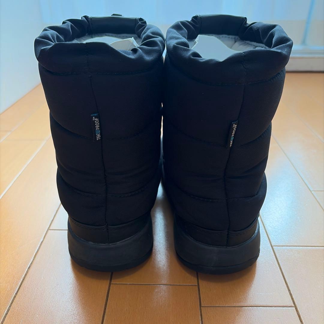 THE NORTH FACE ブラックショートブーツ　ヌプシ　24cm