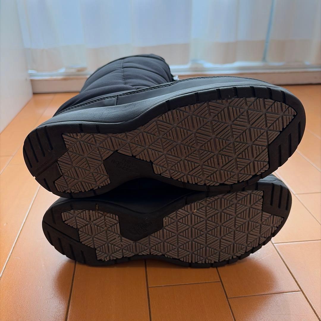 THE NORTH FACE ブラックショートブーツ　ヌプシ　24cm