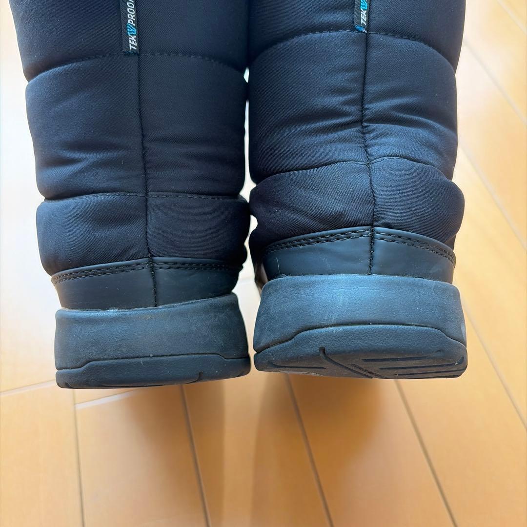 THE NORTH FACE ブラックショートブーツ　ヌプシ　24cm