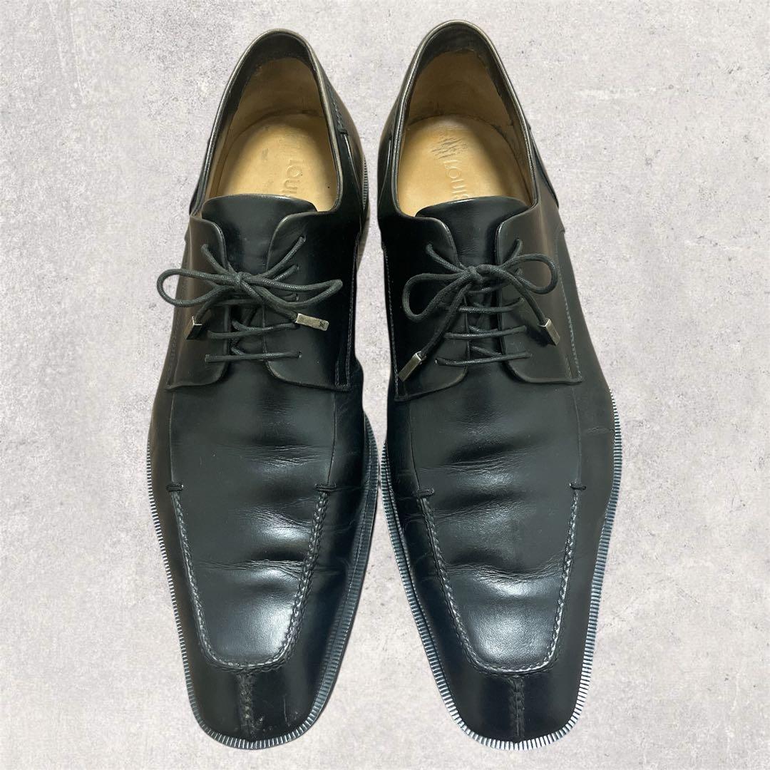 【ルイヴィトン】レザーシューズ　革靴　ビジネス　メンズ　27cm 収納袋付き