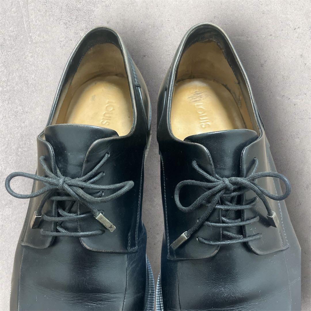 【ルイヴィトン】レザーシューズ　革靴　ビジネス　メンズ　27cm 収納袋付き