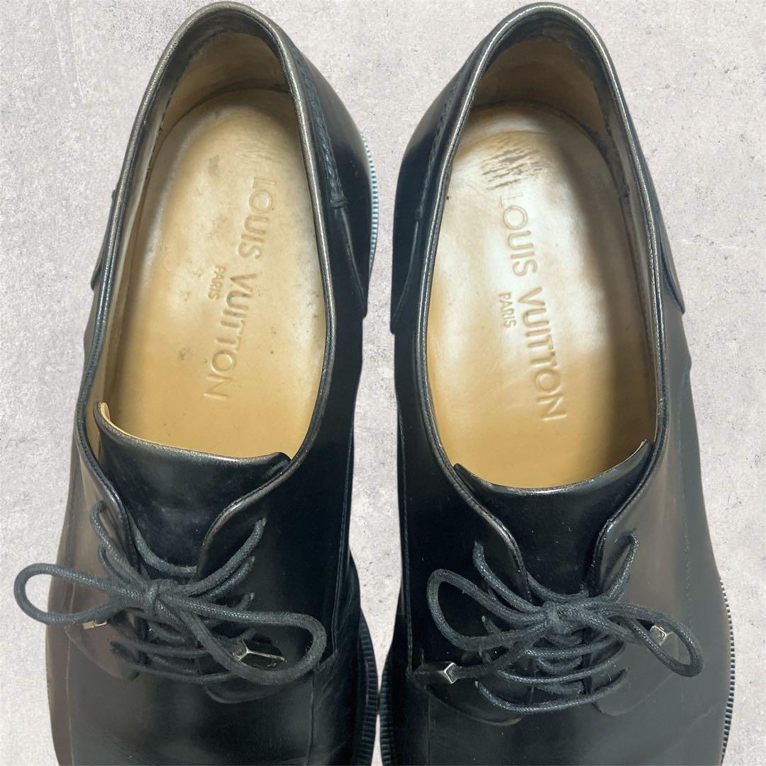 【ルイヴィトン】レザーシューズ　革靴　ビジネス　メンズ　27cm 収納袋付き