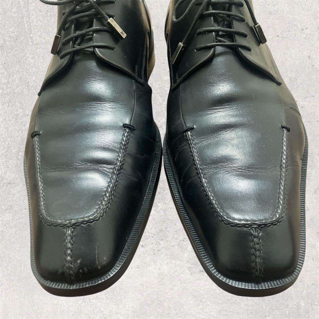 【ルイヴィトン】レザーシューズ　革靴　ビジネス　メンズ　27cm 収納袋付き