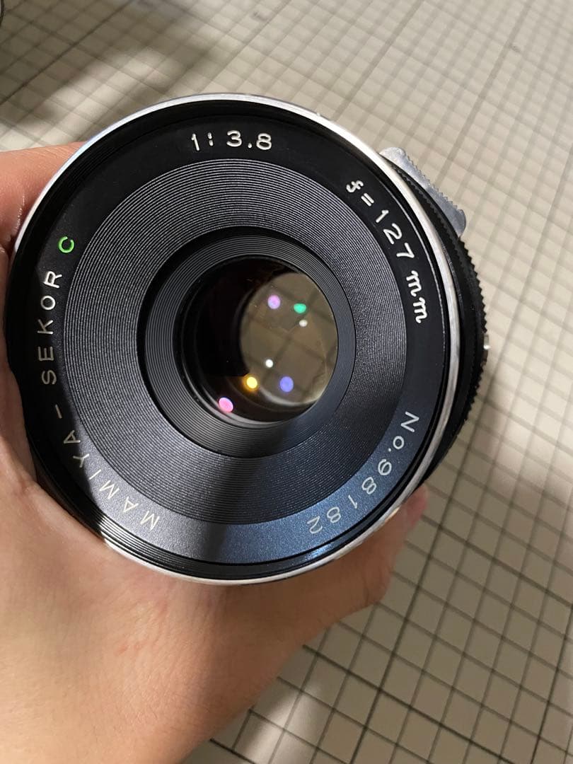 Mamiya Sekor 127mm f/3.8 レンズ