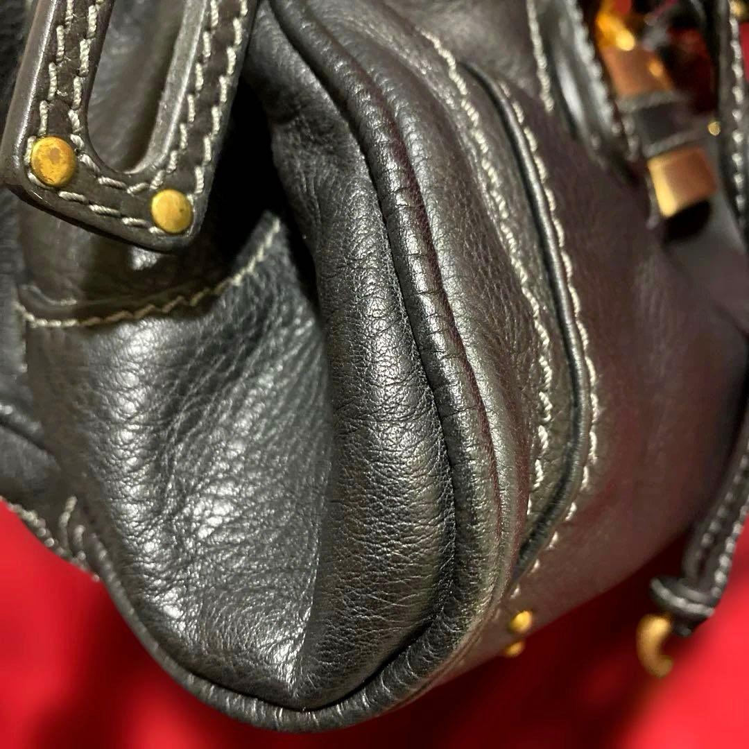 【当時物 廃盤】Chloe美品 クロエ パディントン ハンドバッグ ゴールド