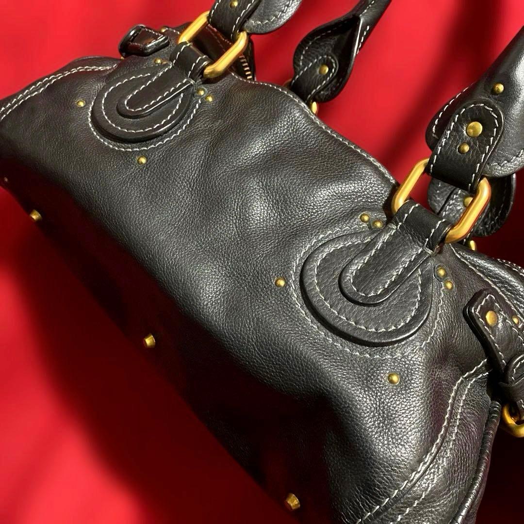 【当時物 廃盤】Chloe美品 クロエ パディントン ハンドバッグ ゴールド