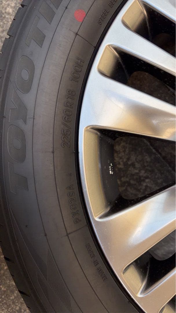 40アルファードHEV Z 純正タイヤホイールセット18インチ(4本)