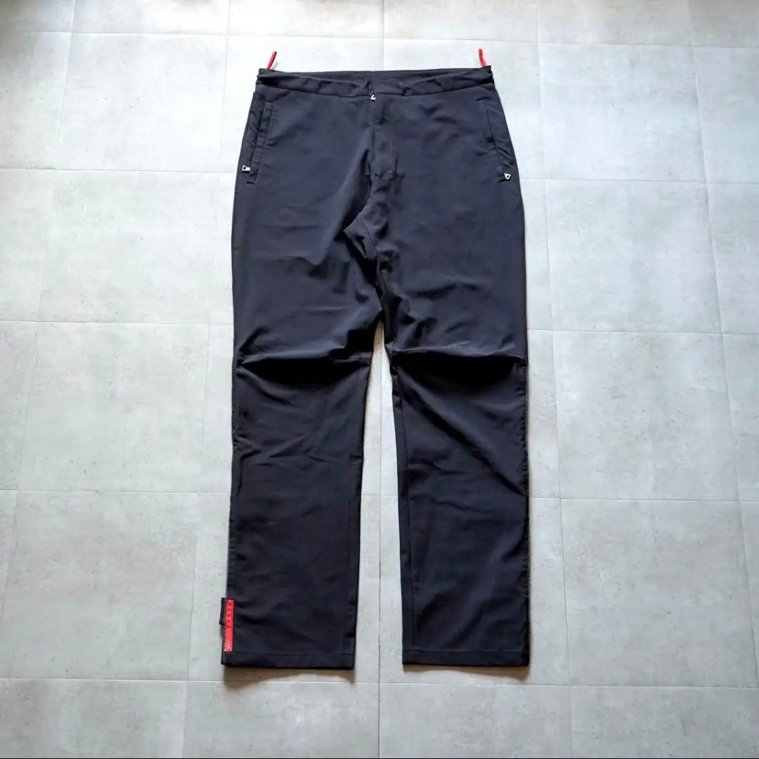 1999AW プラダスポーツ　サイドライン　リフレクター　ギミック　スラックス