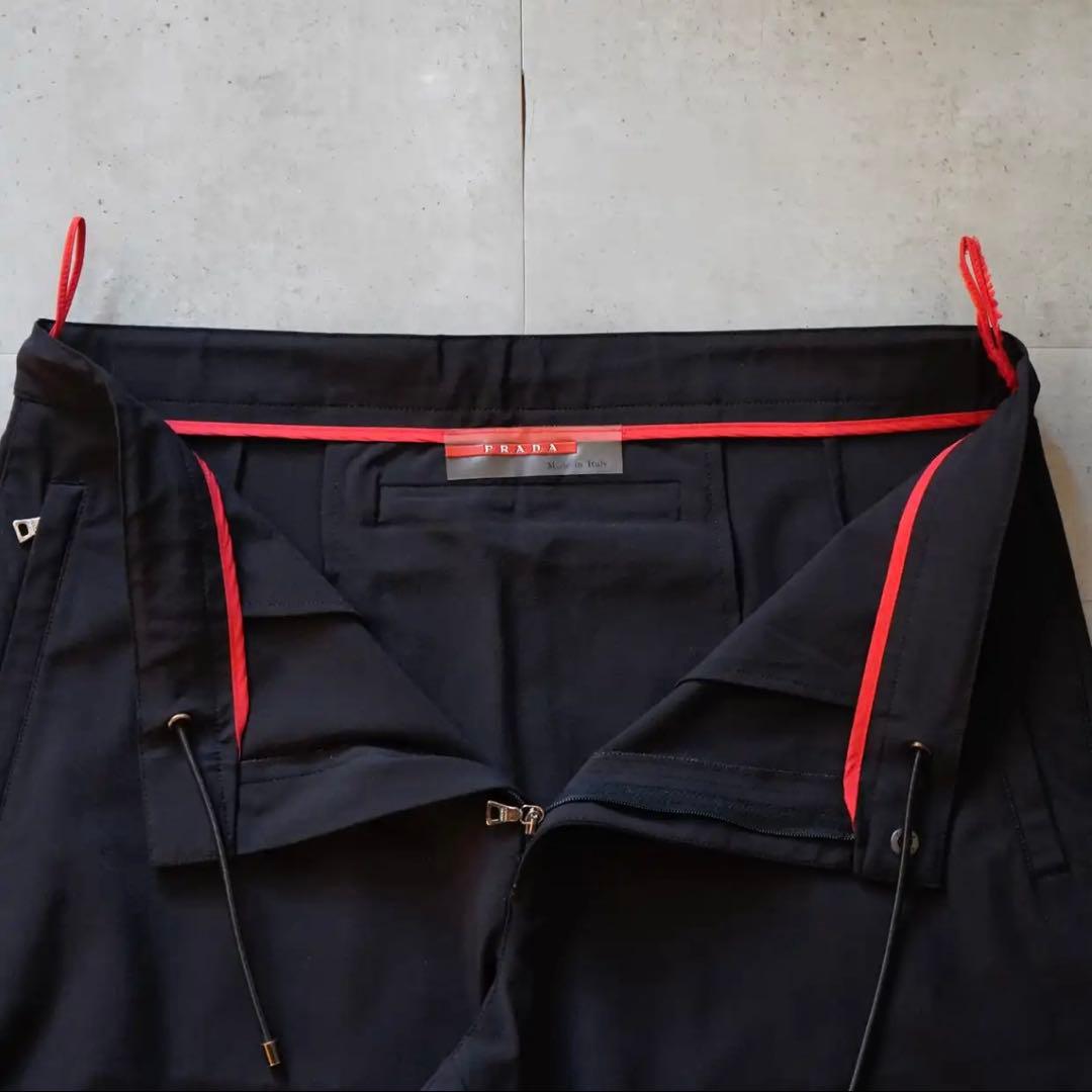 1999AW プラダスポーツ　サイドライン　リフレクター　ギミック　スラックス