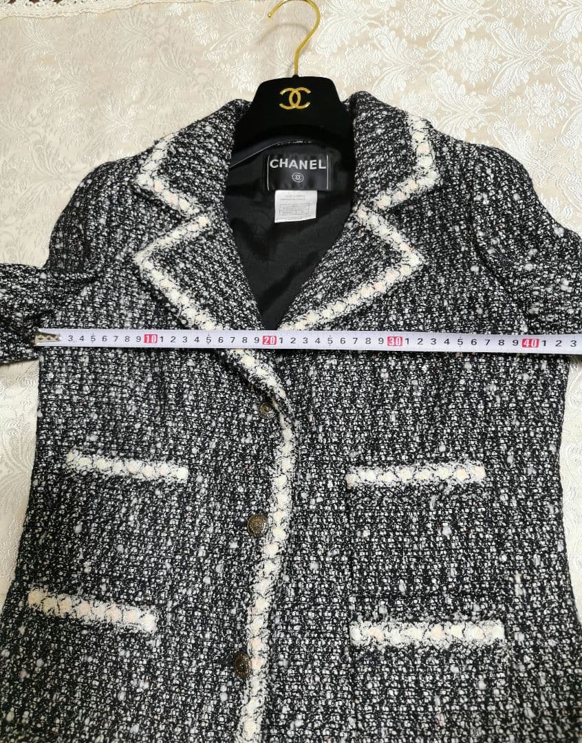 美品　シャネル　CHANEL　ツイード　ジャケット　05A 　サイズ　38